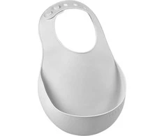 Beaba silikoninis seilinukas, spalva: light grey