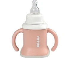 Beaba 3in1 mokomasis puodelis, spalva: old pink