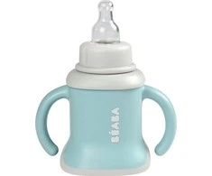 Beaba 3in1 mokomasis puodelis, spalva: airy green