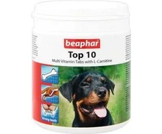Beaphar Top-10 750tbl, bendri vitaminai šunims