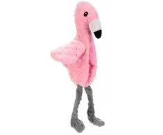 Beeztees 3 bbed pliušinis flamingo žaislas šuniui 40 cm