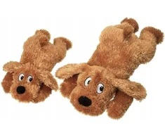 Beeztees Karlie, Stups šuo, pliušinis žaislas šunims, ilgis 32 cm, plotis 20 cm