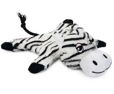 BEEZTEES Žaislas Pliušinis SZELESZCZĄCA ZEBRA 18cm