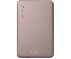 Belaidė magnetinė išorinė baterija Adam Elements Vionta L10 – 10000 mAh, rožinė