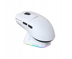 Belaidė pelė žaidimams Ajazz AJ159PRO -3 Mod-Baltas-Pixart 3395-8K Charging Dock