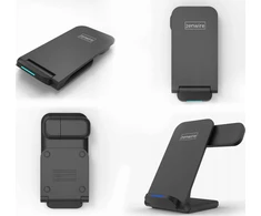 Belaidis indukcinis įkroviklis Zenwire 3 viename USB-C, skirtas „iPhone“, „Samsung Watch QI 15W“ Zenwire A11B