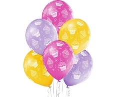 GoDan Belball Balony Muffinki, D11, 30 cm, 6 vnt.