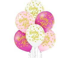 GoDan Belball Balony su nadrukiem na roczek - 12" - 6 vnt. universalus