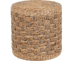 Beliani Pufas BASSLET pintas smėlio spalvos