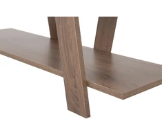 Beliani 5 lentynų knygų stovas ESCALANTE 116 cm tamsiai rudas