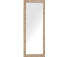 Beliani Sieninis veidrodis AJACCIO 50x130 cm žalvario spalvos