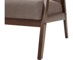 Beliani 2 vietų sofa ASNES, ruda