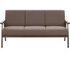 Beliani 3 vietų sofa ASNES ruda