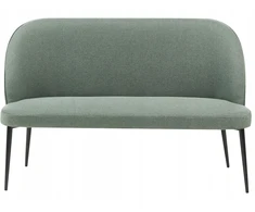 Sofa Beliani 2 vietų valgomojo suoliukas OSBY šviesiai žalias