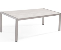 Beliani Aliuminio sodo staliukas 180 x 90 cm