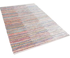 Beliani Medvilnės kilimas 140 x 200 cm daugiasluoksnis MERSIN