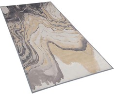 Beliani kilimėlis 80 x 150 cm rausvai mėlyna GEBZE