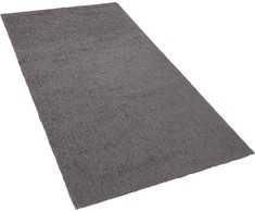 Beliani Karpetas 80 x 150 cm tamsiai pilkas DEMRE