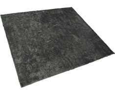 Beliani Maršrutas 200 x 200 cm tamsiai pilkas EVREN