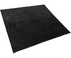Beliani Shaggy kilimas 200 x 200 cm juoda EVREN