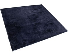Beliani Šaggy kilimas 200 x 200 cm mėlyna EVREN