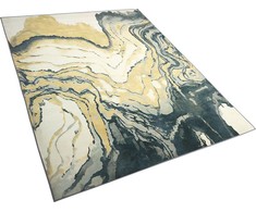 Beliani Karpetas 160 x 230 cm rausvai mėlynas GEBZE
