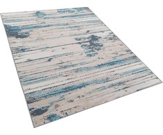Beliani Rug 160 x 230 cm mėlynas -ruge BURDUR