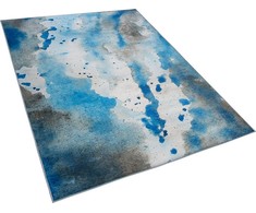 Beliani Kilimas 160 x 230 cm melsvai pilka BOZAT