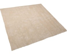 Beliani Karpetas 200 x 200 cm smėlio spalvos DEMRE
