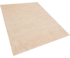 Beliani Shaggy kilimas DEMRE smėlio spalvos 200 x 300 cm