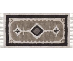 Beliani Lumarko Medvilnė kilimas 80 x 150 cm smėlio spalvos GEYVE!