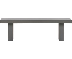 Beliani betoninis sodo suoliukas 150 x 40 cm rutulys TARANTO
