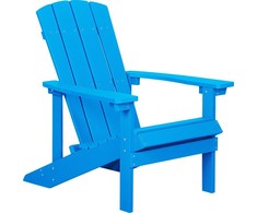 Beliani Sodo kėdė mėlyna Adirondack
