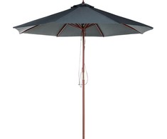 Beliani Sodo skėtė 270 cm pilka (58091)