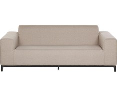 Beliani 2 vietų sodo sofa ROVIGO smėlio spalvos