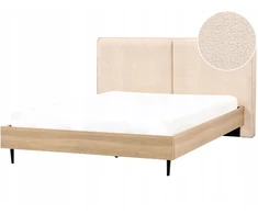 Beliani Lova Boucle IZERNORE 180 x 200 cm, smėlio spalvos