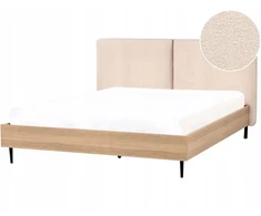 Beliani Lova Boucle LIMANTON 160 x 200 cm smėlio spalvos