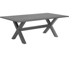 Beliani Kasca- Sodo lentelė 200x105cm pilka