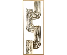 Beliani Sienų dekoracija THULIUM Metal 75 cm Aukso spalvos