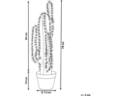 Beliani Dirbtinis motiejukas 78 cm CACTUS