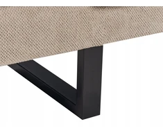 Beliani Trivietė sofa IKAST smėlio ir pilkos spalvos