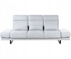 Beliani Trijų vietų sofa IKAST šviesiai pilka