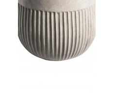 Beliani PYLAROS vazonas 36 cm pilkas