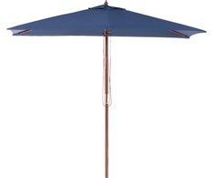 Beliani Sodas Umbrella 144 x 195 cm mėlyna FLAMENCO (58133)