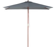 Beliani sodo skėtis 144 x 195 cm pilka FLAMENCO