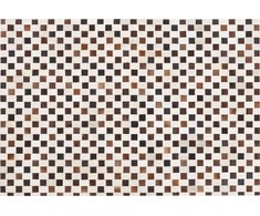 Beliani Odos skiautės kilimas 160 x 230 cm rudos spalvos