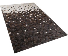 Beliani Odos skiautės kilimas 140 x 200 cm rudos rudos spalvos EYIM