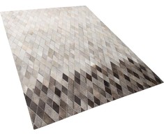 Beliani Odos skiautės kilimas 160 x 230 cm, pilkas Maldanas