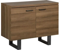 Beliani Komoda TIMBER tamsiai ruda