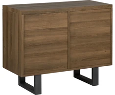 Beliani Komoda TIMBER tamsiai ruda